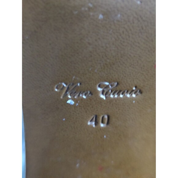 Boemos women's ankle Brown leather ankle booties Italy Elastic Size 40/ US9 - Picture 8 of 8